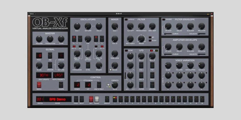 OB-Xf synth