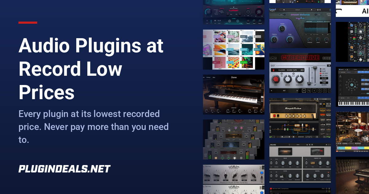 Audio Plugins at Record Low Prices | Plugin Deals