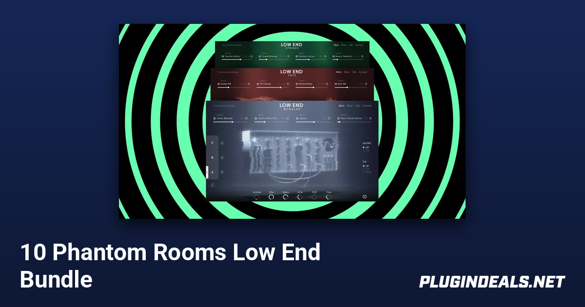 10 Phantom Rooms Low End Bundle Price History | Plugin Deals