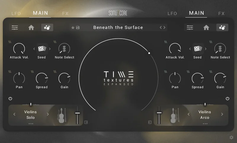 Sonuscore Time Textures Expanded Upgrade from Time Textures interface