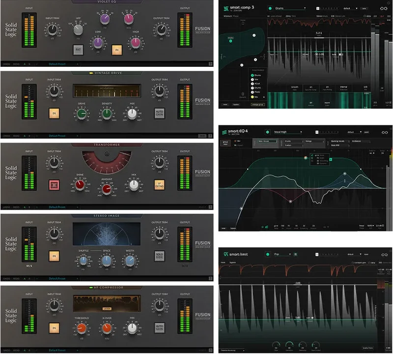 Solid State Logic SSL x sonible Synergy Bundle interface