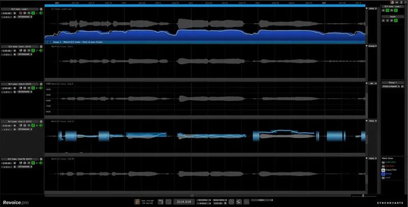 Synchro Arts Revoice Pro 5 Crossgrade interface