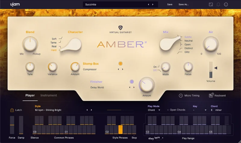 ujam AMBER 2 Crossgrade from any paid UJAM product interface