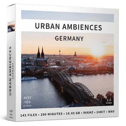 Just Sound Effects Urban Ambiences - Germany interface