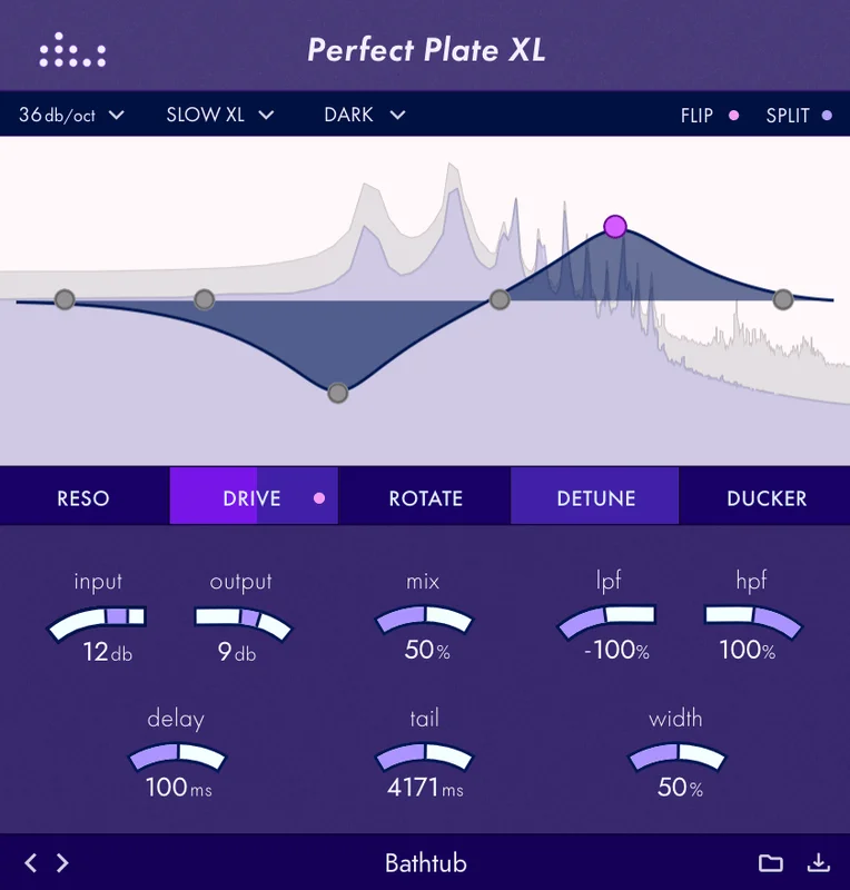 Denise Audio Perfect Plate XL interface