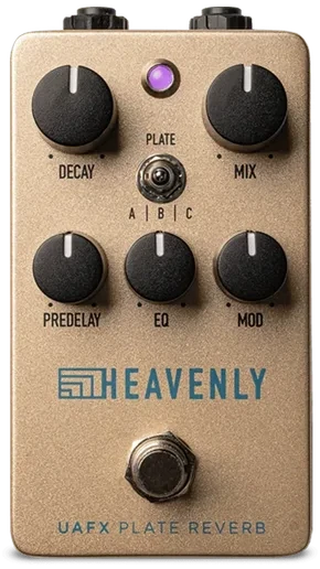 Universal Audio Heavenly Plate Reverb Pedal interface