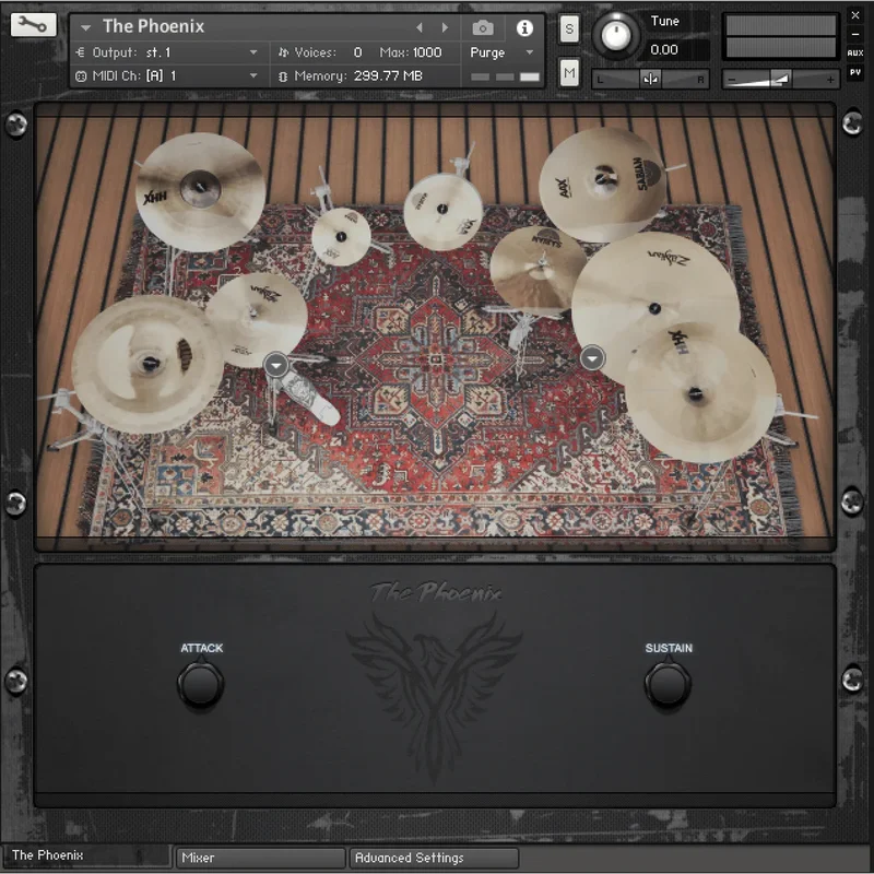 Robin Leijon The Phoenix Cymbals interface