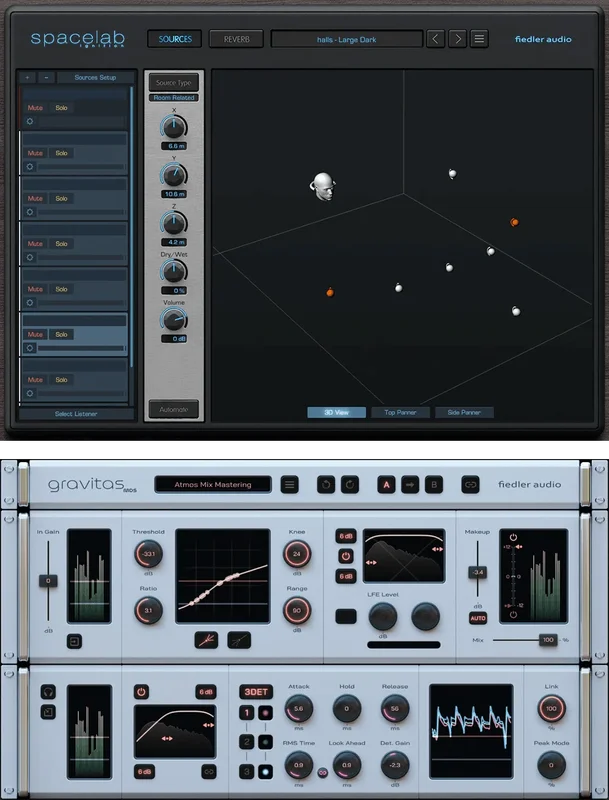 Fiedler Audio Spacelab Ignition & Gravitas MDS Bundle interface