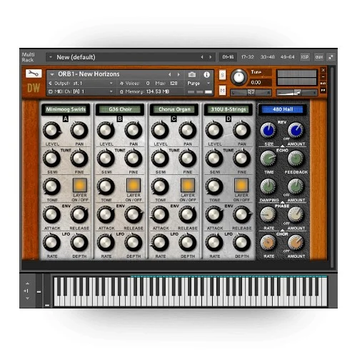 Hideaway Studio The Orbitone Collection I and II interface