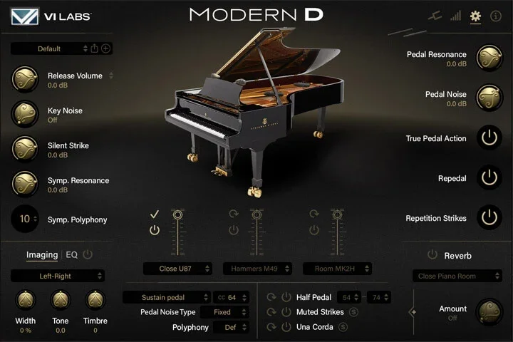 VI Labs Modern D interface