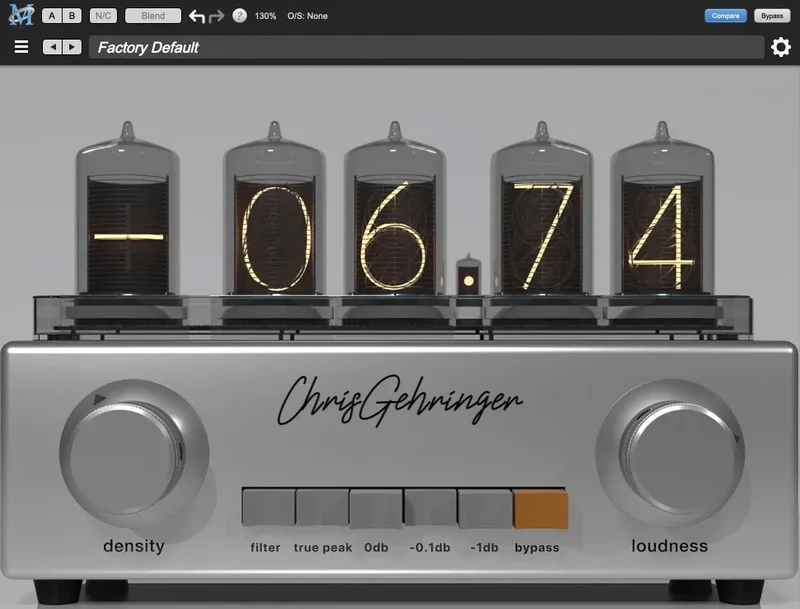 Metric Halo x Make Believe Studios CGII interface