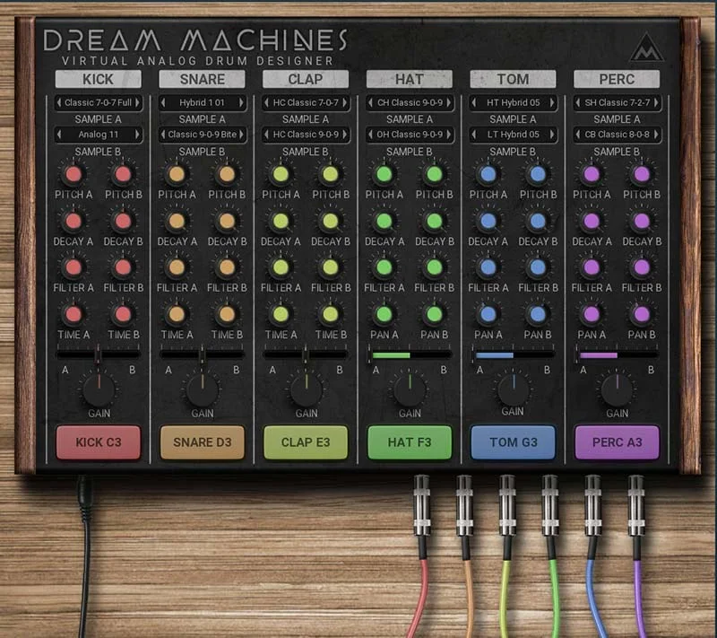 MeldaProduction DreamMachines interface
