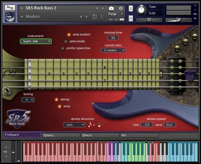 Prominy SR5 Rock Bass 2 interface