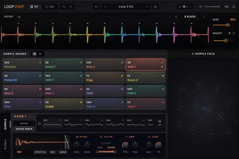 Pitch Innovations Loop 2 Kit interface