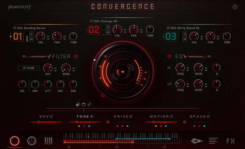 Heavyocity CONVERGENCE interface