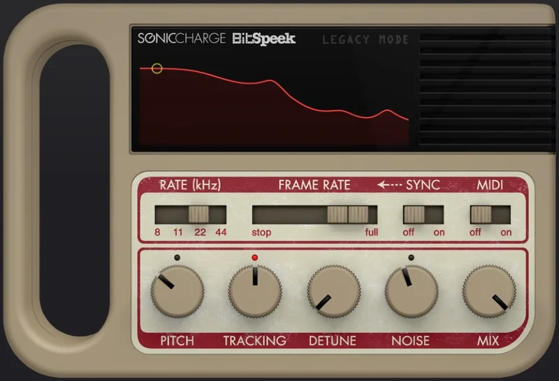 Sonic Charge Bitspeek interface