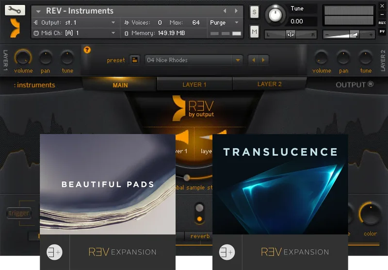 Exclusive Bundles+ Output REV+ Bundle interface
