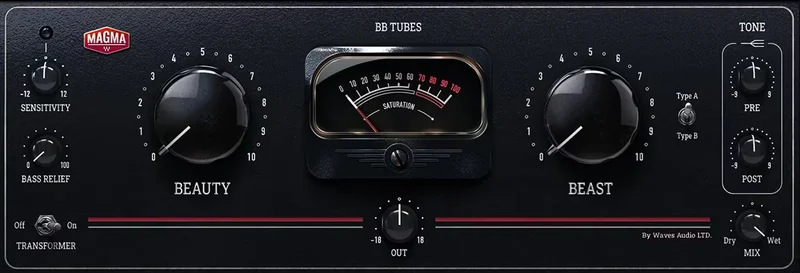 Waves Magma BB Tubes interface