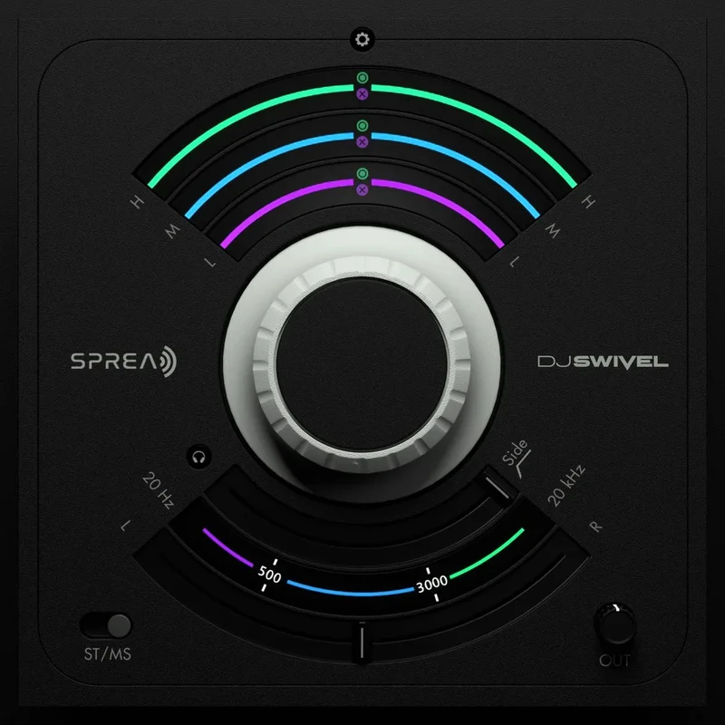 DJ Swivel Spread interface