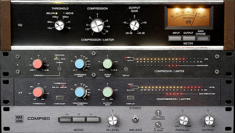 Overloud GEM Comp 160 interface