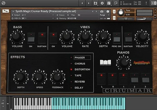 Loot Audio Crumar Roady interface