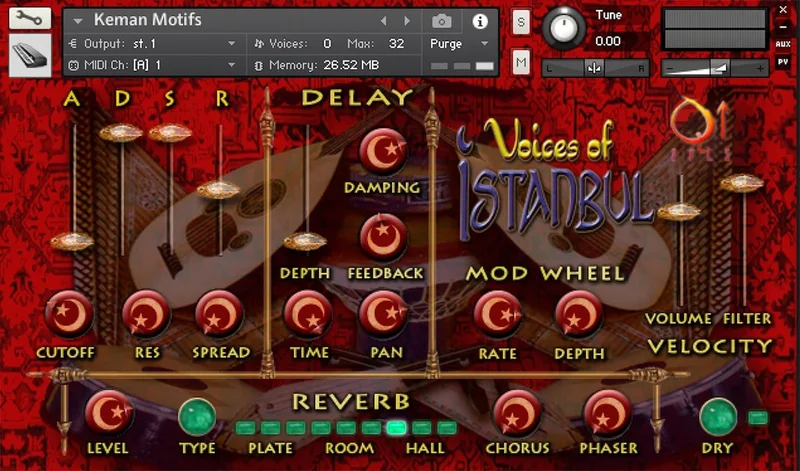 Q Up Arts Voices of Istanbul interface