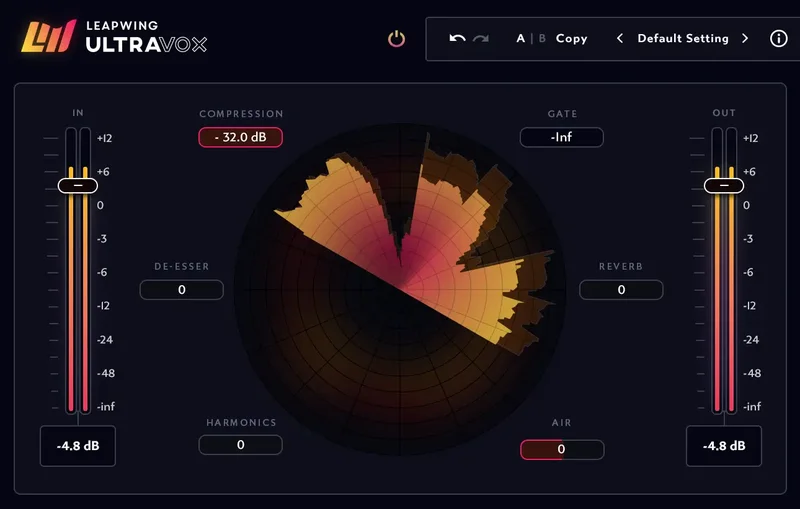 Leapwing Audio UltraVox interface