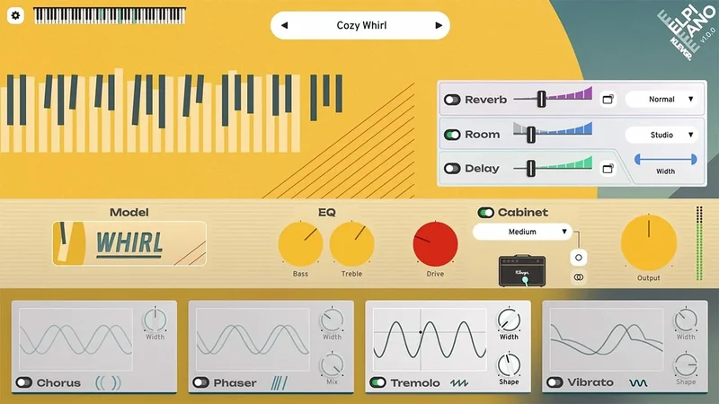 Klevgrand Elpiano - Classic Keys Collection interface
