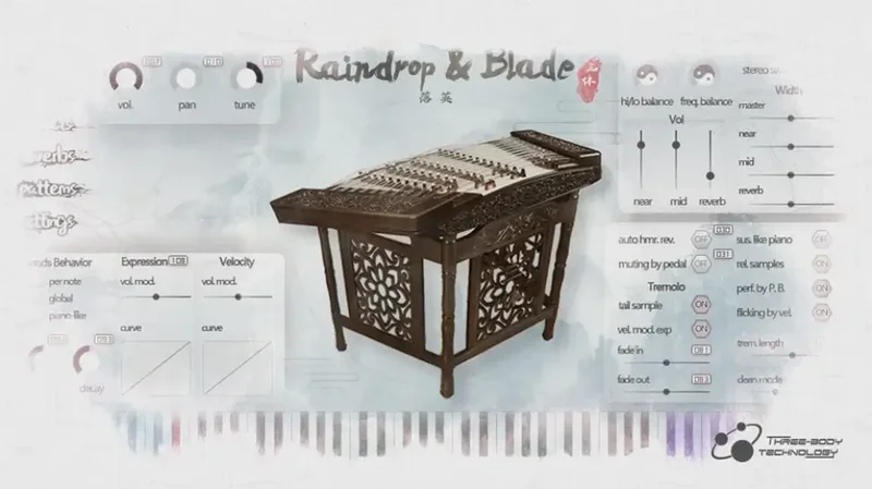 Three-Body Technology Raindrop & Blade interface