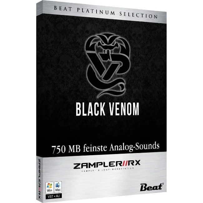 Beat Zampler Expansion: Black Venom interface