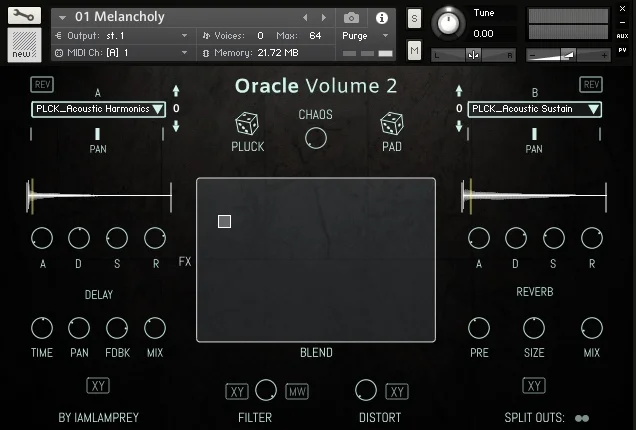 Iamlamprey Oracle 2 interface