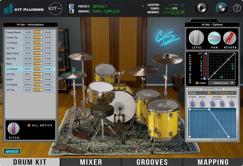 Kit Plugins KIT Drums - Connor Denis interface
