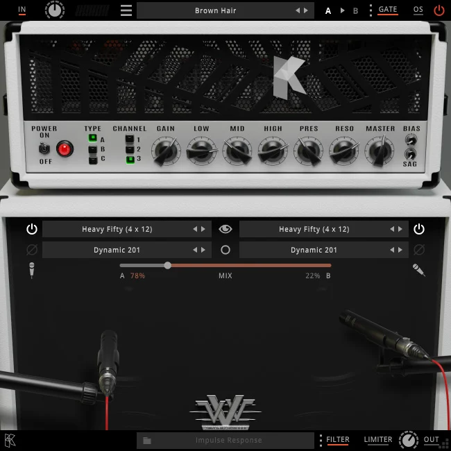 Kuassa Amplifikation VVV interface