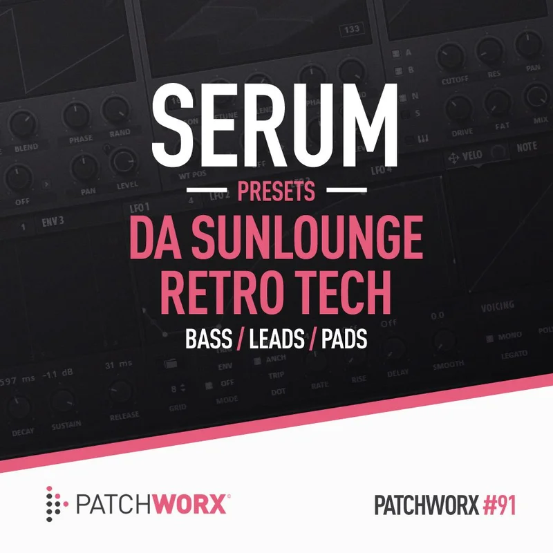 Loopmasters Da Sunlounge Retro Tech - Serum Presets interface