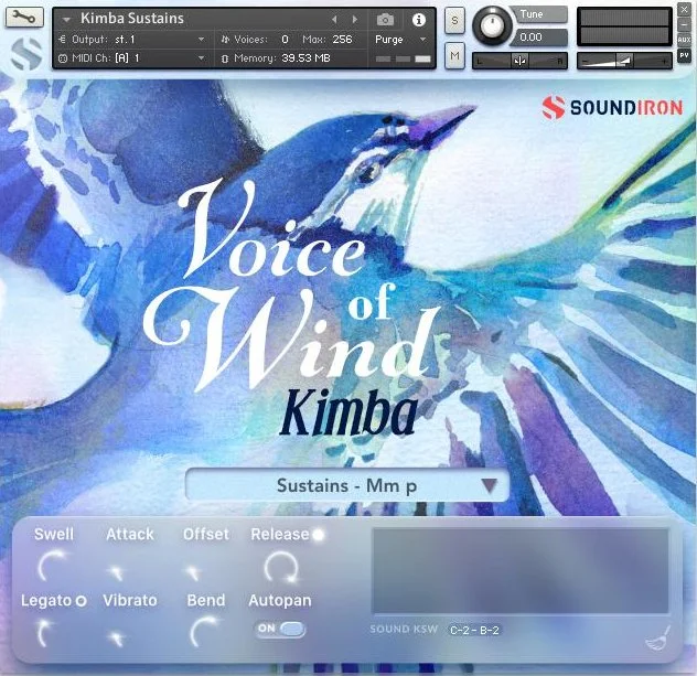 Soundiron Voice of Wind: Kimba interface