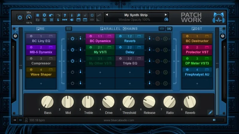 Blue Cat Audio Blue Cat's PatchWork Crossgrade from reMIDI 2, 3 or 4 interface