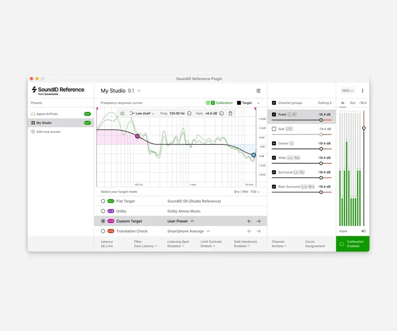 Sonarworks Upgrade from SoundID Reference for Speakers and Headphones to Multichannel interface