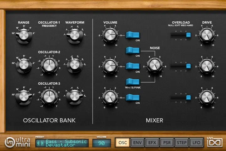 UVI UltraMini interface