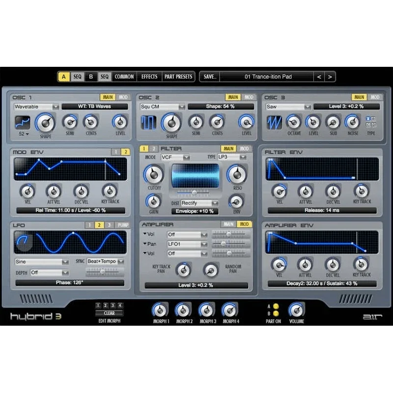 AIR Music Technology Hybrid 3 interface