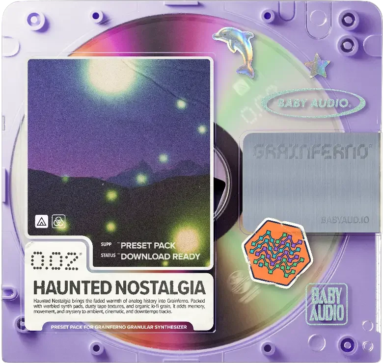 Baby Audio Haunted Nostalgia | Grainferno Expansion Pack interface