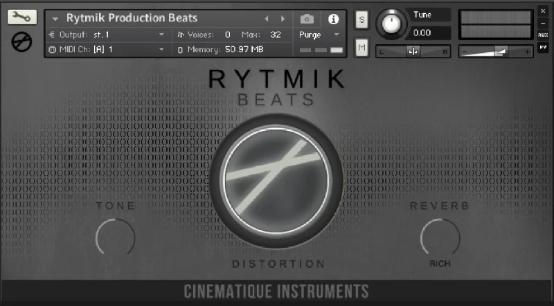Cinematique Instruments Rytmik interface