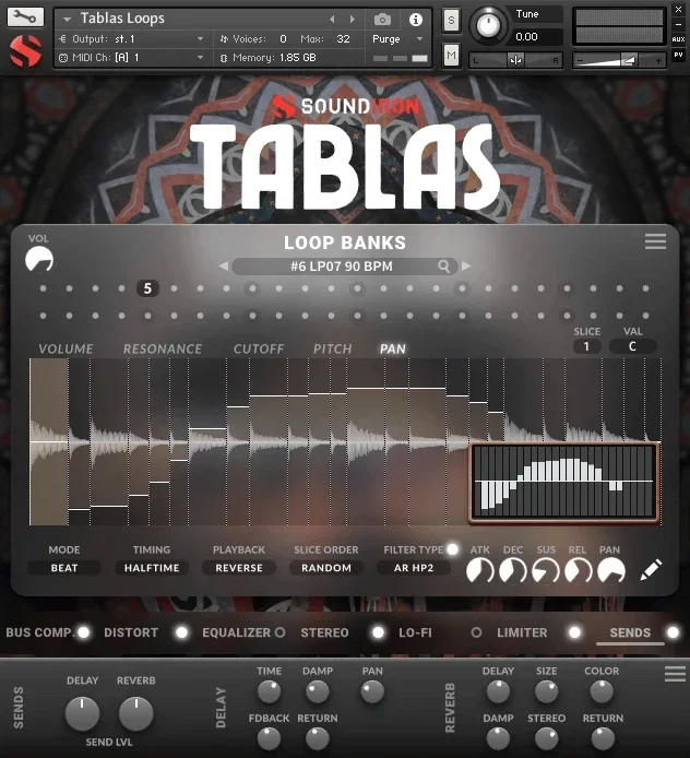 Soundiron Tablas 2.0 interface