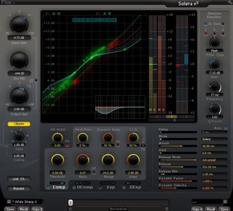 Flux Solera v3 interface