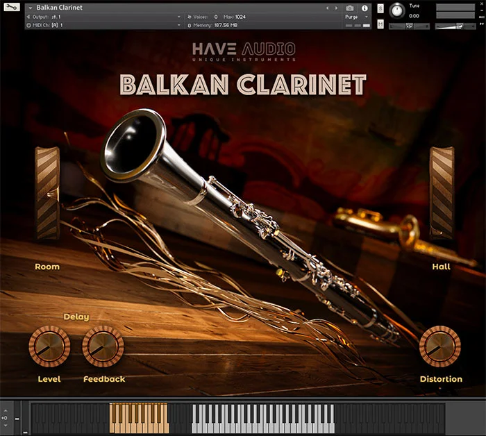 Have Audio Balkan Clarinet interface