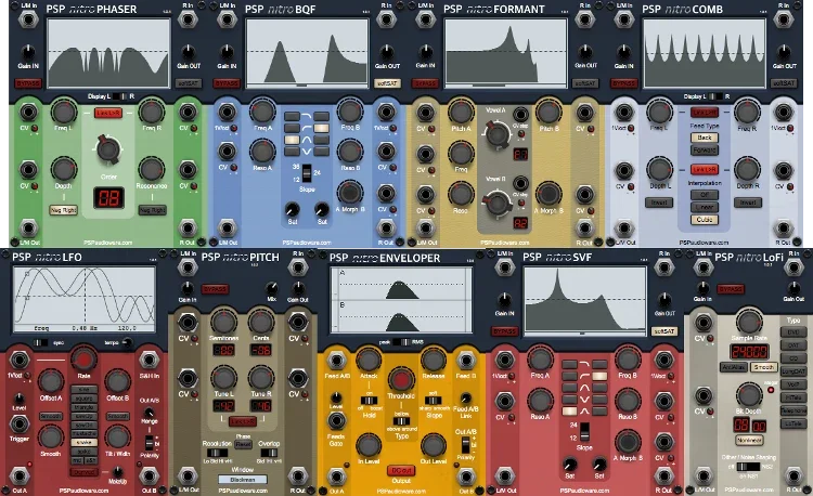 Cherry Audio PSP nitroModular Collection interface