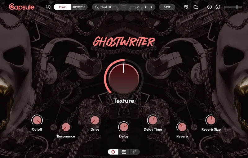Capsule Audio Ghostwriter interface