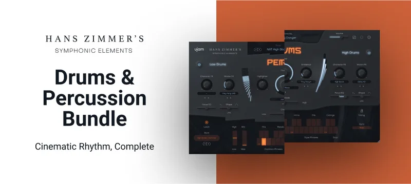 UJAM Hans Zimmer’s DRUMS and PERRCS Bundle interface