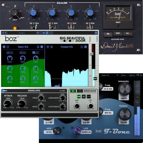 Boz Digital Labs EQ Collection interface