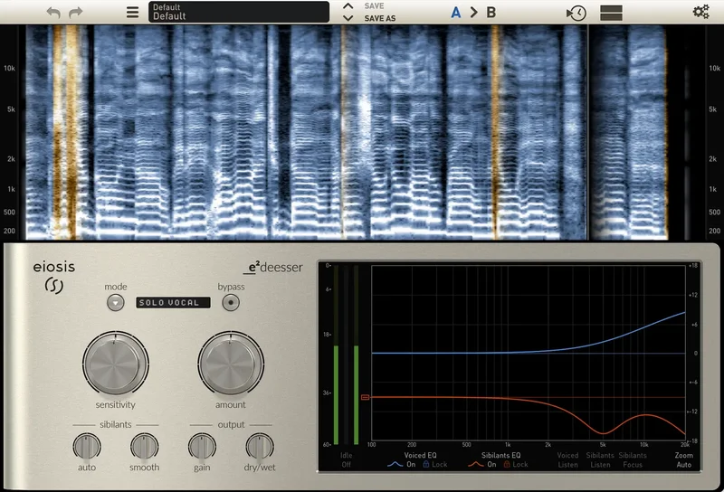 Slate Digital Eiosis E2 Deesser interface