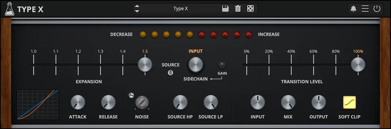 AudioThing Type X interface